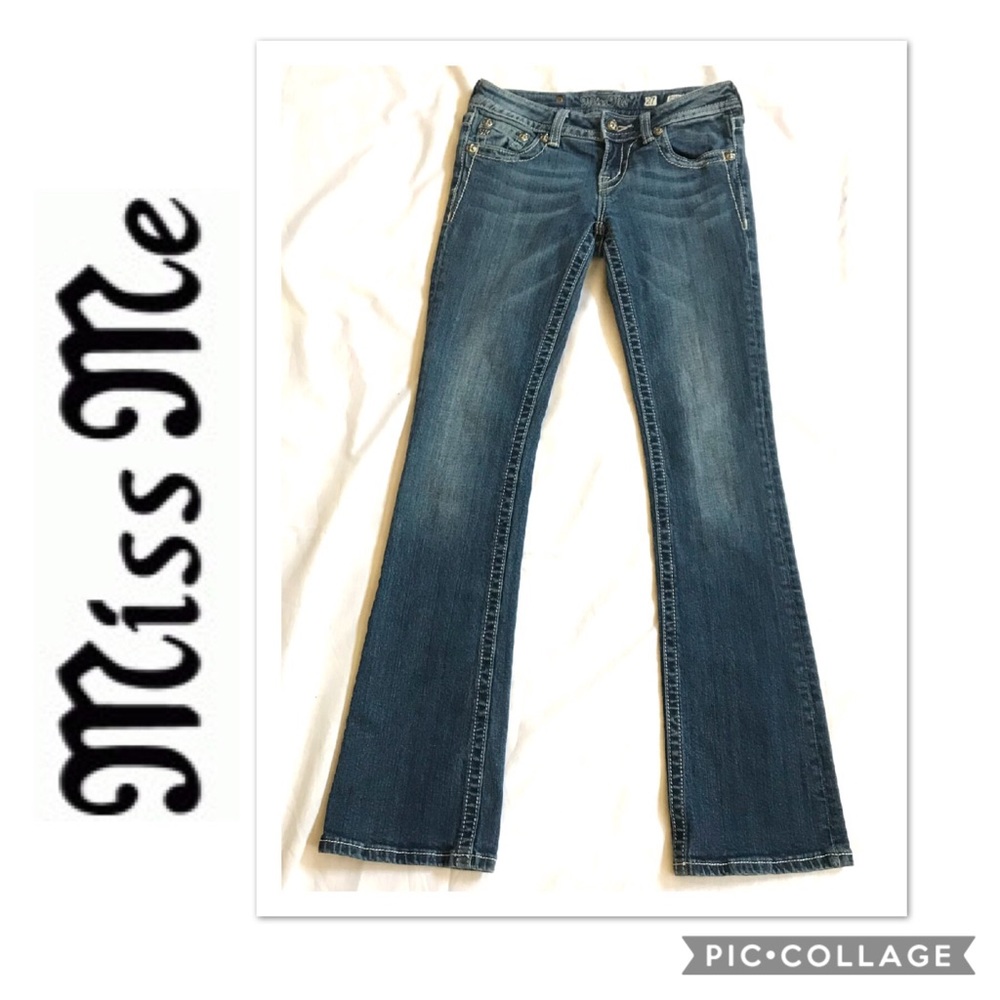 Miss Me Slim Fit Boot Cut Jeans Sz 27